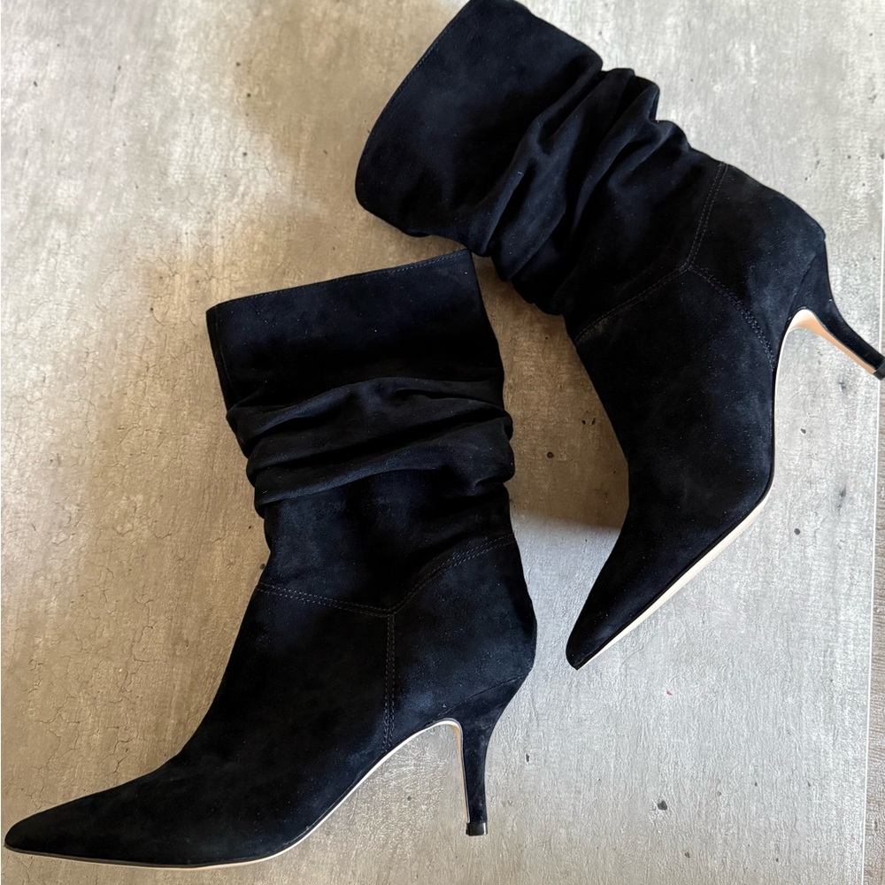 Nine West Black Heeled Boots